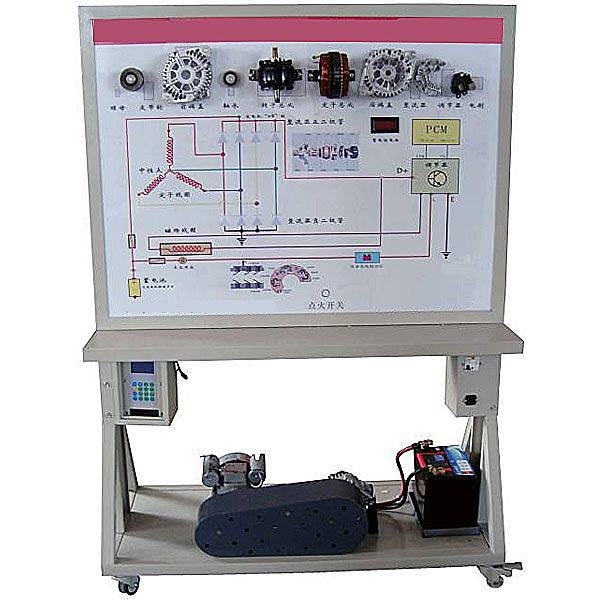 汽车充电系统示教实训台,可编程控制与变频器实训装置